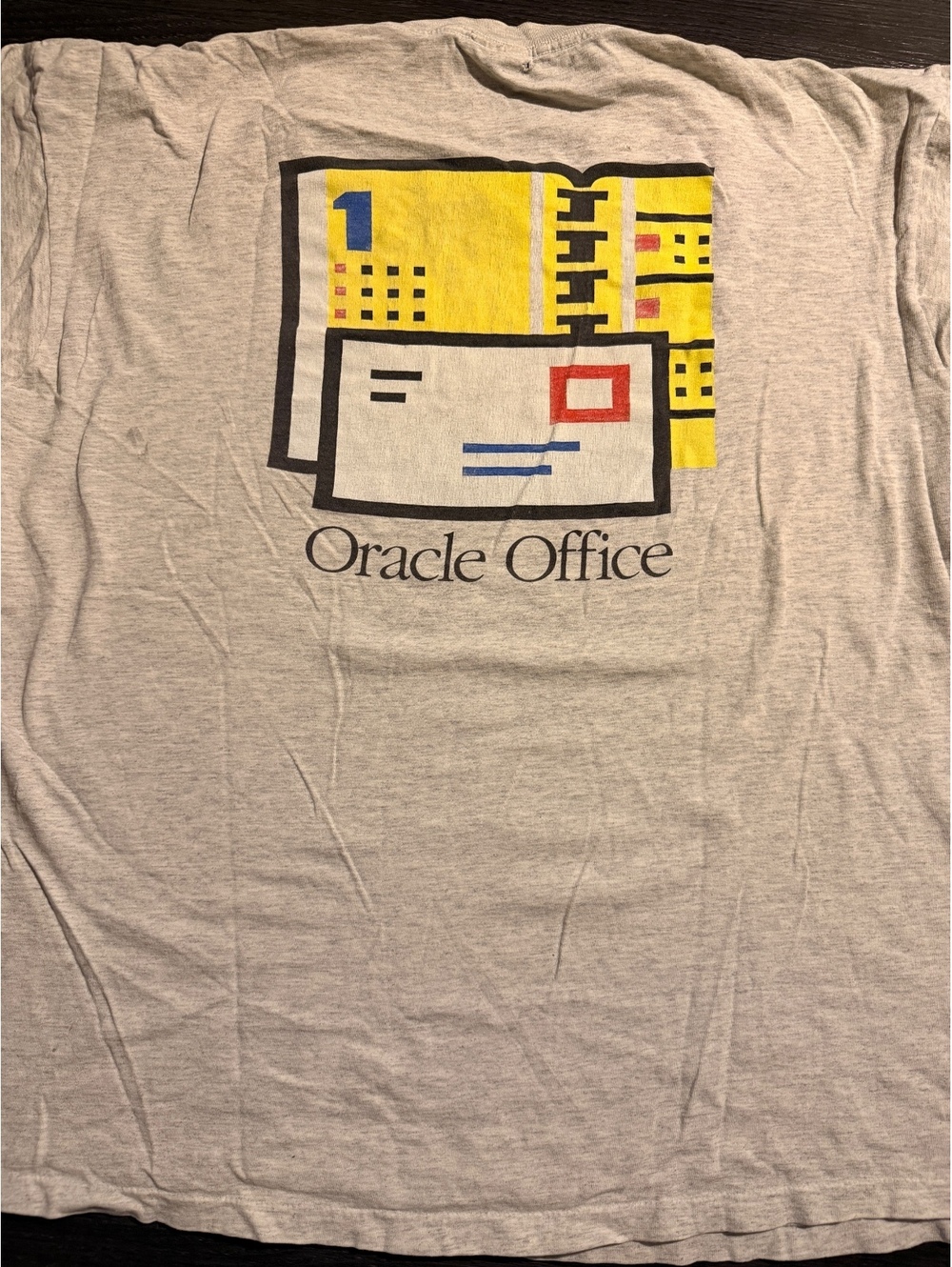 Grail Vtg 90s Oracle Office Team Graphic Tee XL